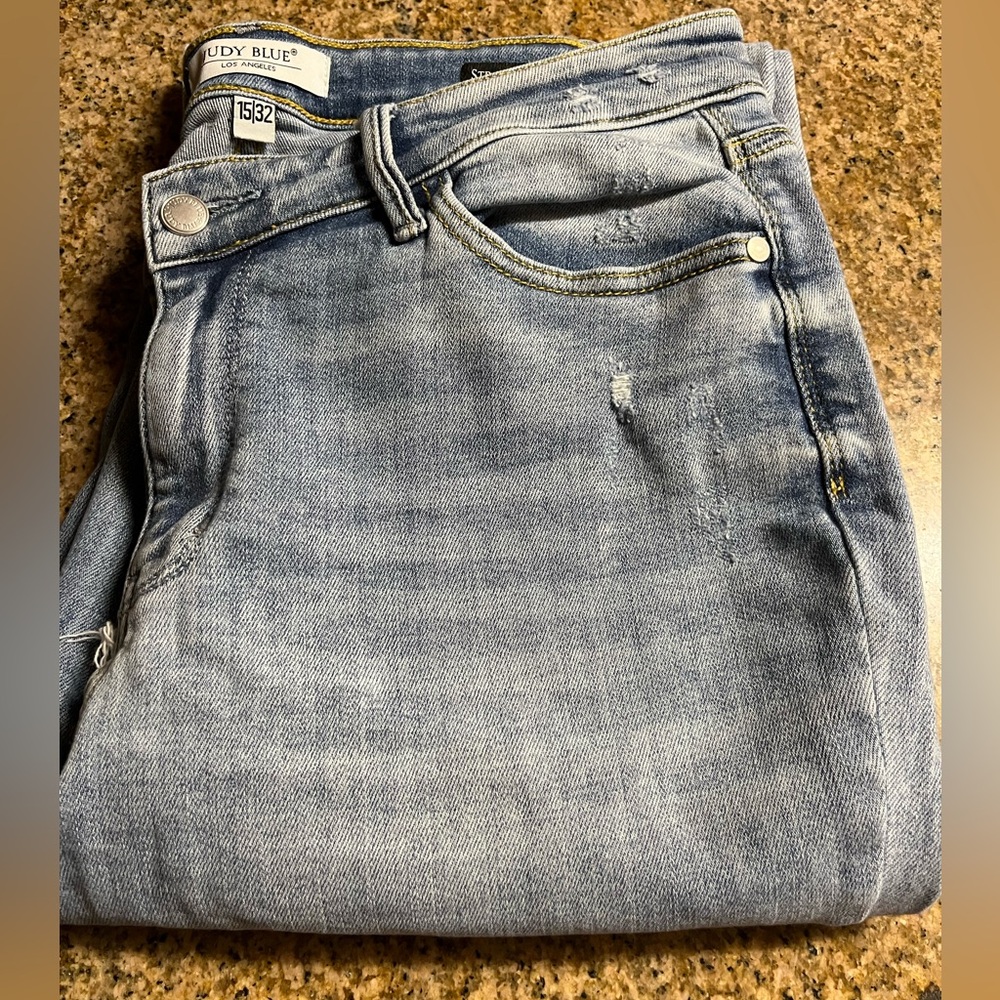 Judy Blue Denim Straight Jeans